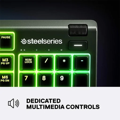 خرید کیبورد گیمینگ استیل سریز مدل Steelseries apex 3 full size - تصویر 6