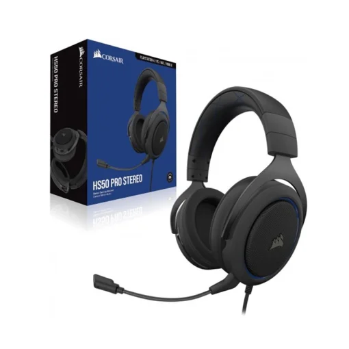 خرید هدست گیمینگ کورسیر Corsair HS50 PRO Stereo - آبی - تصویر 3