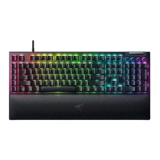 خرید کیبورد گیمینگ ریزر Razer BlackWidow V4 - سوئیچ سبز - تصویر 1