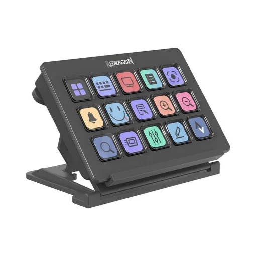 خرید کنترلر استریم ردراگون ( STREAMCRAFT) Redragon SS-550 STREAM DECK - مشکی - تصویر 1