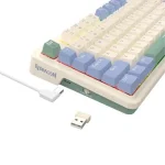 خرید کیبورد بی سیم گیمینگ ردراگون Redragon Geb K673CPG PRO RGB Wireless - سوئیچ قرمز - تصویر 3