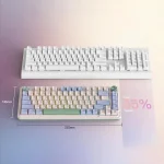 خرید کیبورد بی سیم گیمینگ ردراگون Redragon Geb K673CPG PRO RGB Wireless - سوئیچ قرمز - تصویر 5