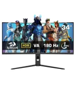 خرید مانیتور گیمینگ 34 اینچ خمیده ردراگون Redragon Curved GMQ3418RVC