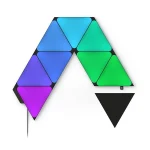 خرید پنل هوشمند روشنایی 9 تکه نانولیف Nanoleaf Shapes Limited Edition Ultra Black Triangles Smarter Kit
